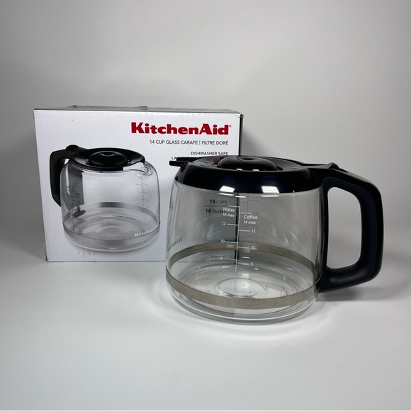 KitchenAid 14 Cup Glass Carafe Pot Replacement Coffee Pot Carafe Parts KCM14GC - Picture 1 of 9